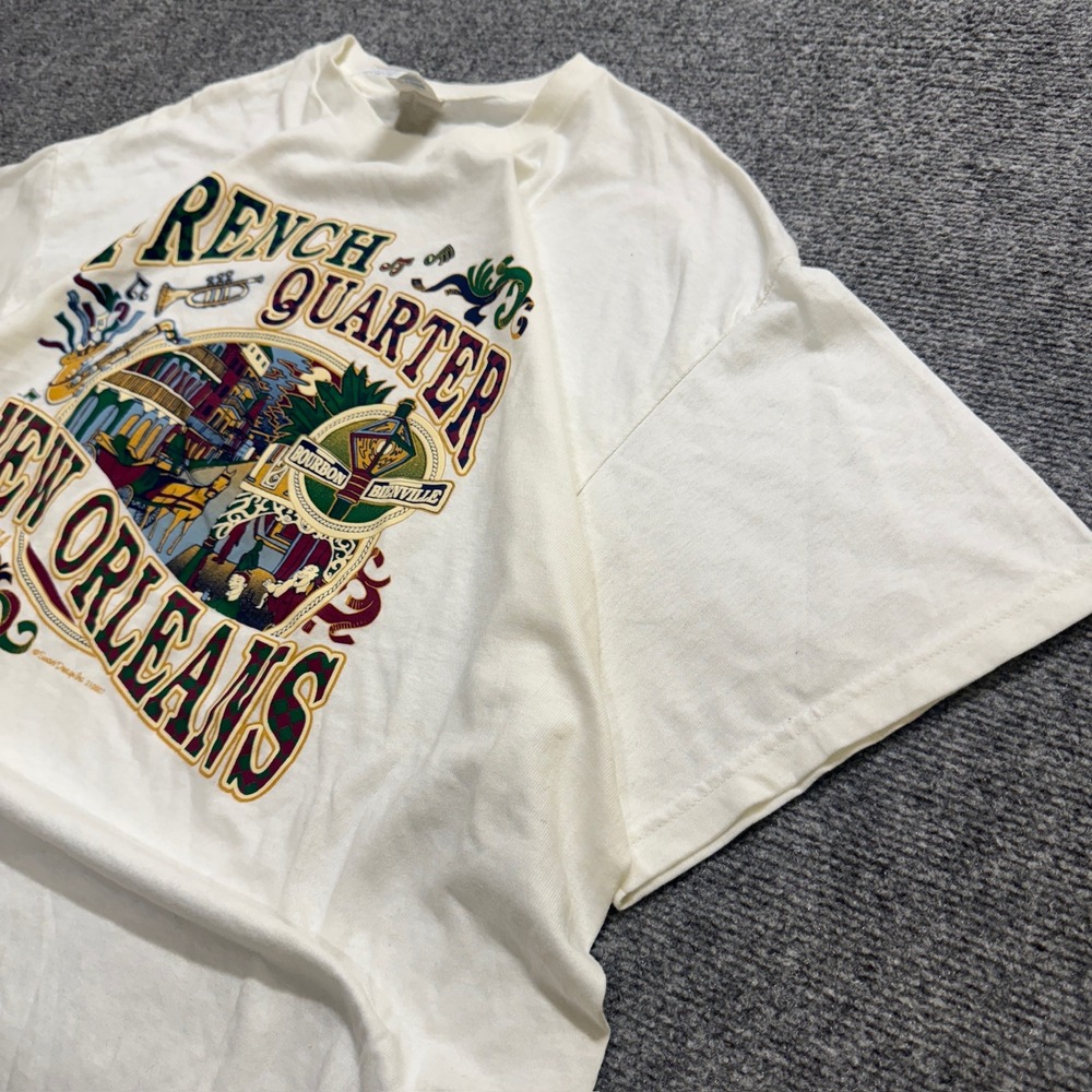French Quarter New Orleans T-Shirt Men's XL Louisiana Delta Pro Weight Cotton